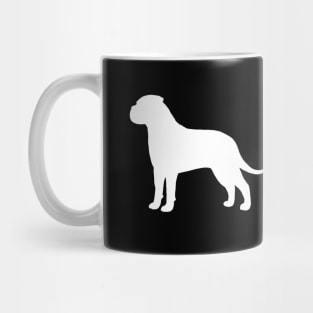 Bullmastiff Silhouette Mug